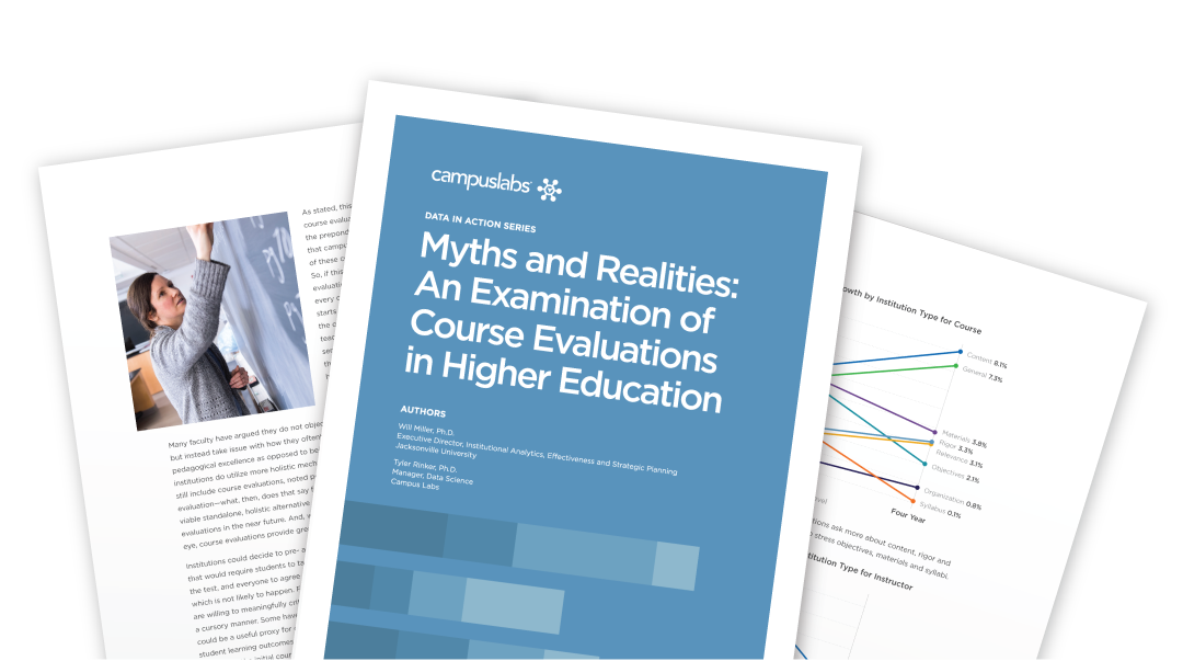 Myths and Realities An Examination of Course Evaluations in Higher